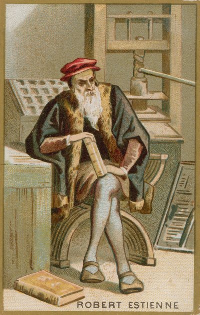 Robert Estienne od French School