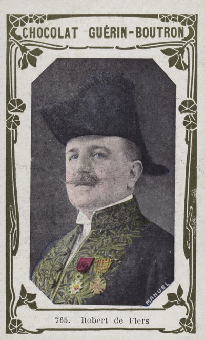 Robert de Flers (barevná fotografie) od French School