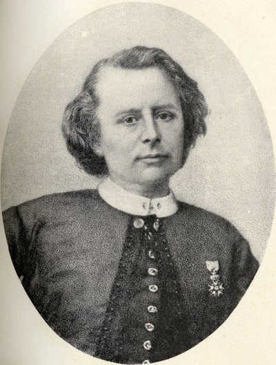 Rosa Bonheur (1822-99) ilustrace z „Malé cesty do domovů slavných žen“, vydané 1897 od French School