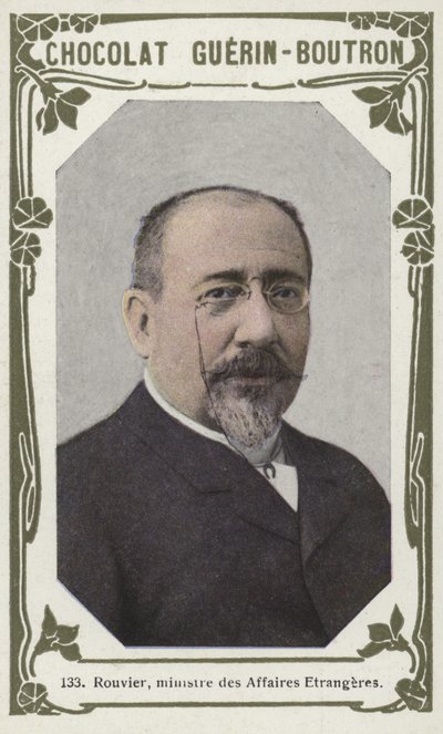 Rouvier, ministr zahraničních věcí (barevné foto) od French School
