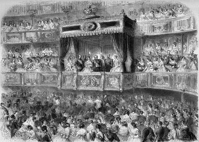 Královská lóže na Gala Show ve Stuttgartském paláci (Německo) od French School