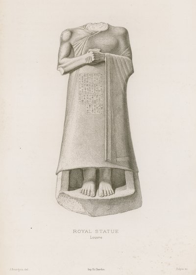 Královská socha, Louvre od French School
