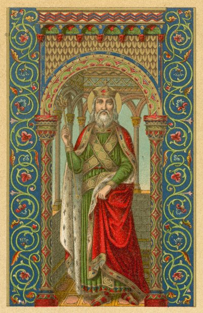 S Edwardus Rex Angliae od French School
