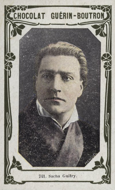 Sacha Guitry (barevná fotografie) od French School