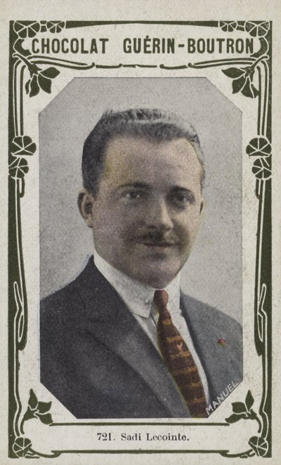 Sadi Lecointe (barevná fotografie) od French School
