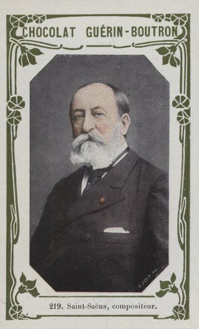 Saint-Saens, skladatel (barevné fotografie) od French School