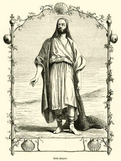 Saint Jacques (rytina) od French School