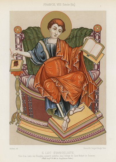 Svatý Lukáš evangelista od French School