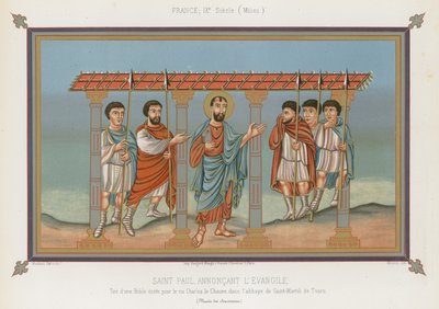 Svatý Pavel hlásající evangelium od French School