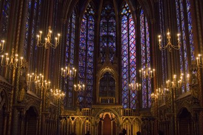Sainte-Chapelle, Paříž, 2006 od French School
