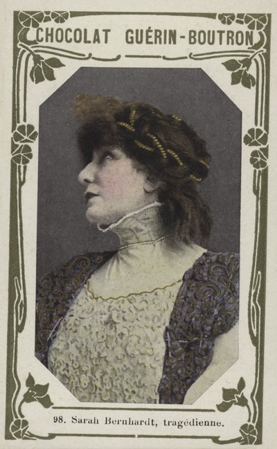 Sarah Bernhardt, tragédie (barevné foto) od French School