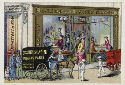 Scapini milánské sušenky, Paříž od French School