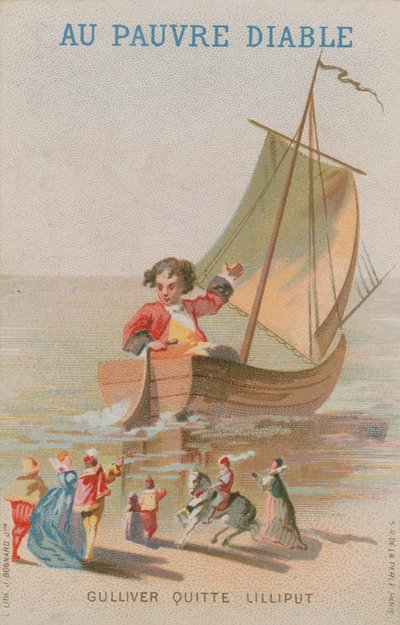 Scéna z Gullivers Travels od French School