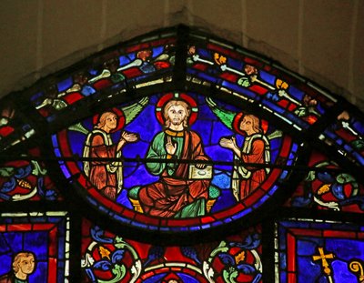 Scéna ze života svatého Martina, katedrála v Chartres od French School
