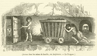 Scény v uhelných dolech, Anglie, The Trapper od French School