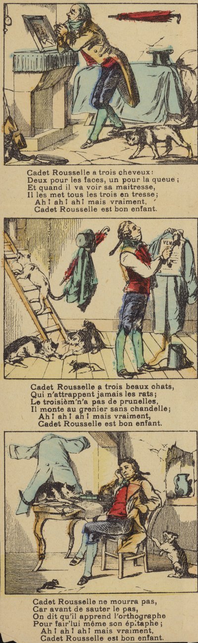 Scény z kadeta Rousselle od French School
