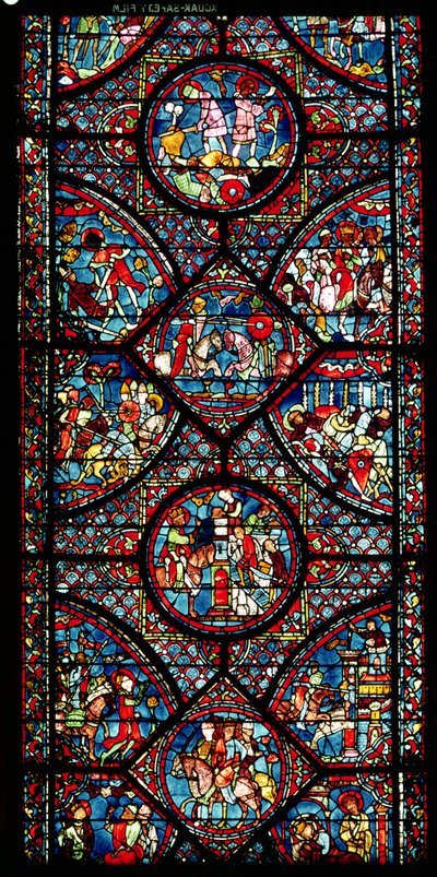 Scény ze života Karla Velikého (747-814) z ambulantní služby, c.1215-25 (viz také 182939) od French School