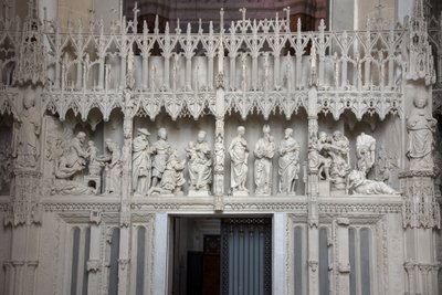 Scény chóru katedrály Chartres od French School