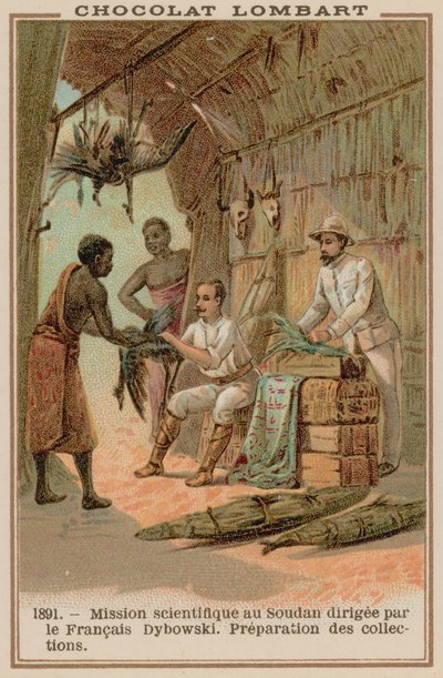 Vědecká expedice do Súdánu vedená francouzským agronomem Jeanem Dybowskim, 1891 od French School