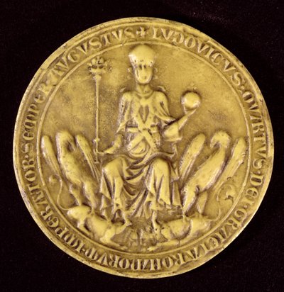 Pečeť Ludvíka IV. de Baviere (1287-1347) 13.-14. od French School