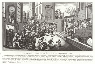 Zářijové masakry, Paříž, Francouzská revoluce, 1792 od French School