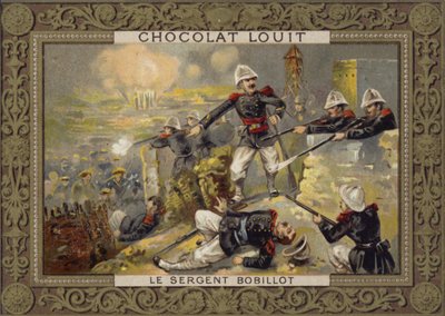 Seržant Jules Bobillot, francouzský voják, při obléhání Tuyen Quang, Tonkin, čínsko-francouzská válka, 1884-1885 od French School