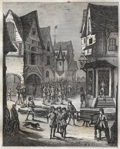 Siege de Paris (1358) – Dne 22. února od French School