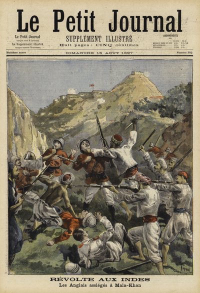 Obléhání Malakandu, Indie, 1897 od French School