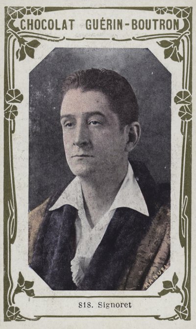Signoret (barevná fotografie) od French School