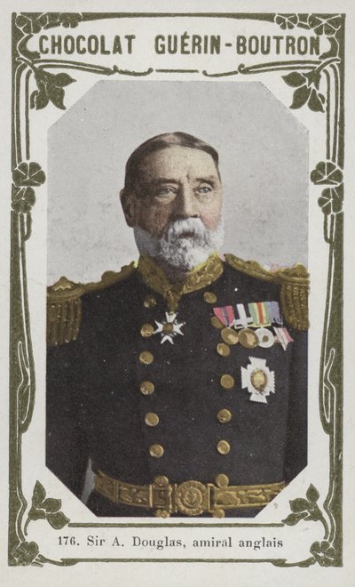 Sir A Douglas, anglický admirál (barevná fotografie) od French School