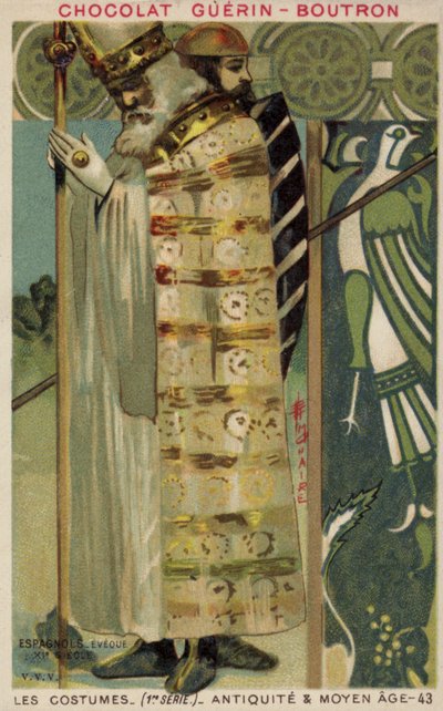 Španělský biskup, 11. století od French School