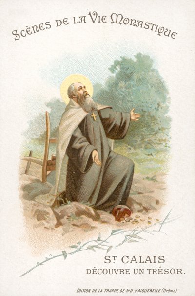 St Calais objevuje poklad (chromolitho) od French School
