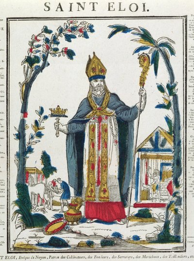 Svatý Eloi (asi 588-660) od French School