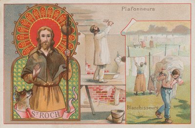 St Roch, štukatéři a pracovníci prádelny od French School