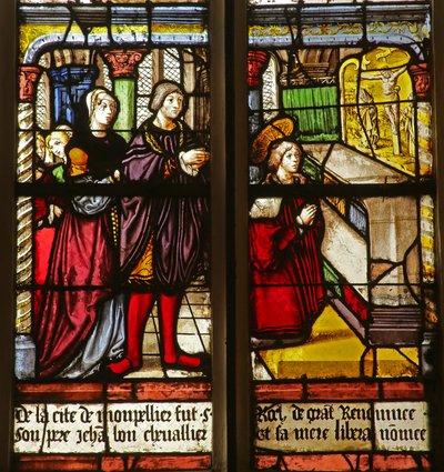 St Roche jako zbožné dítě od French School