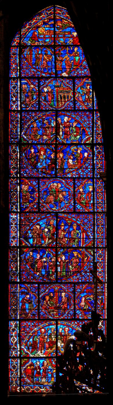 St Thomas Becket - scény ze života (w18) od French School