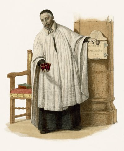 Svatý Vincent de Paule od French School