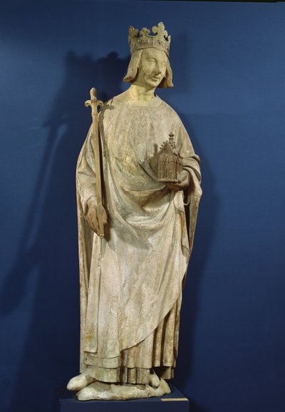Socha Karla V. (1338-80) francouzský král, 1365-80 (viz také 27646) od French School