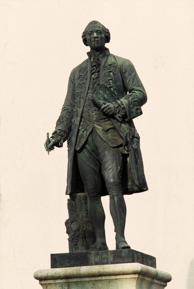 Socha Georgese Louise Leclerca, hraběte z Buffonu (1707-1788), Montbard (21 Cote d