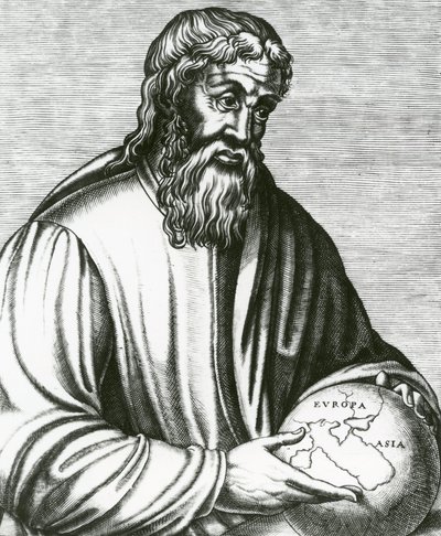 Strabo zeměpisec, 16. století od French School