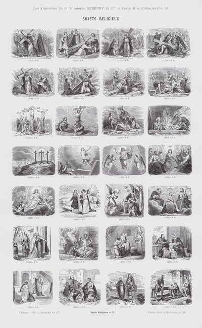 Sujets Religieux od French School