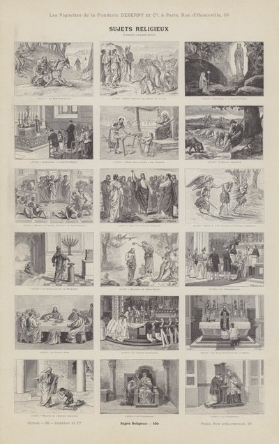 Sujets Religieux od French School
