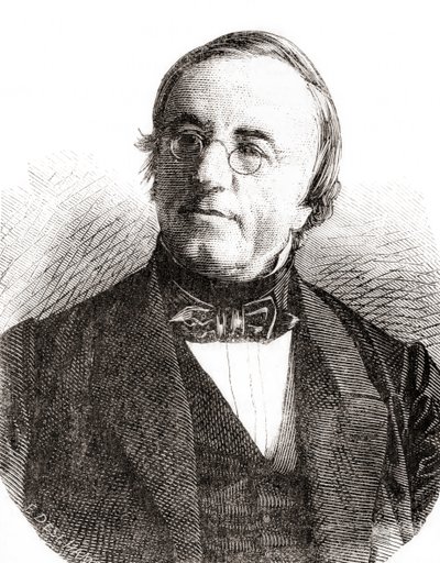 Švýcarský fyzik Auguste Arthur de la Rive, z Les Merveilles de la Science, pub. 1870. od French School