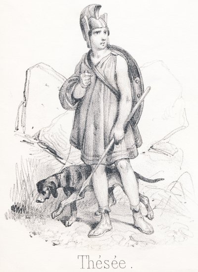 T Thesee: Syn Egee, král Athén a Aethry Osvobodil Athény před netvorem jménem Minotaur od French School