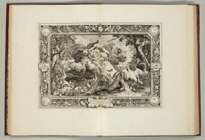 „Královské tapisérie, kde jsou zastoupeny čtyři živly a čtyři roční období“ od Andre Felibien, 1670 od French School