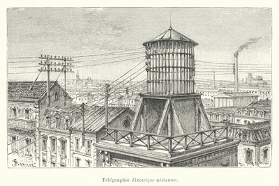 Telegraphie electric aerienne od French School