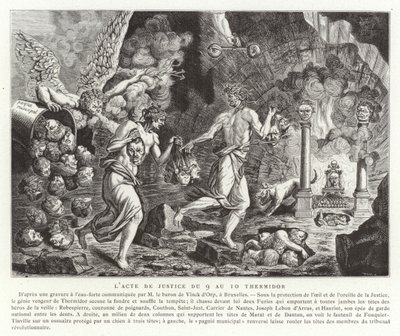 Zákon o spravedlnosti 9-10 Thermidor (27.-28. července 1794) od French School