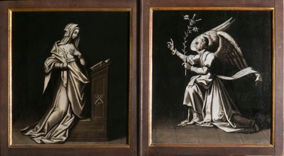 Zvěstování. Triptych Auberyho od French School