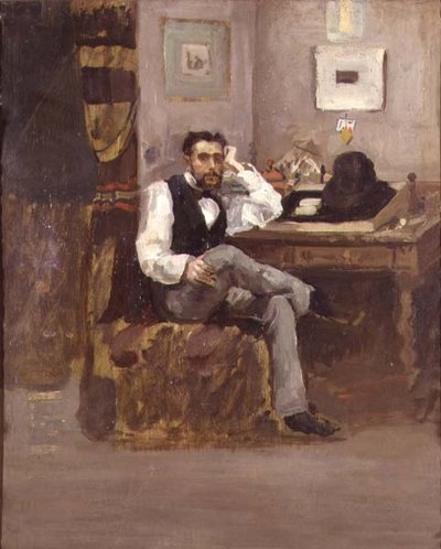 Umělec ve svém studiu od French School