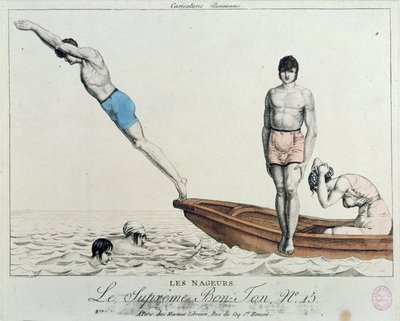 The Bathers, č. 15 od Le Supreme Bon-Ton od French School